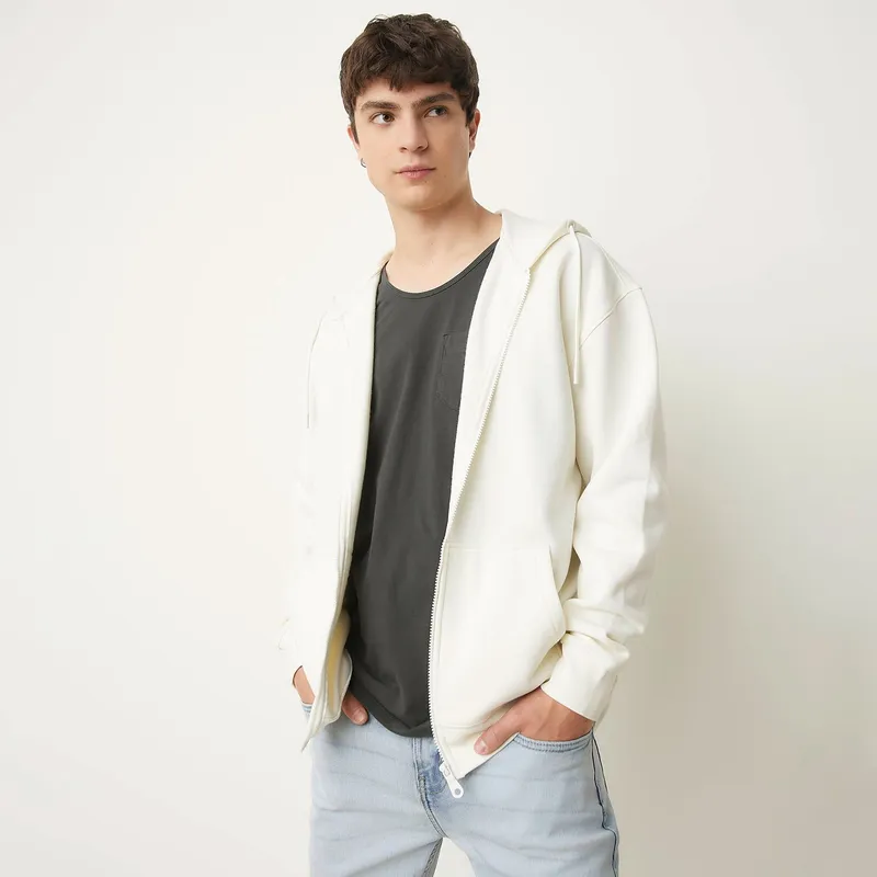 BEARCLIFF - Polerón Canguro Bearcliff Relaxed Fit Hombre Algodón