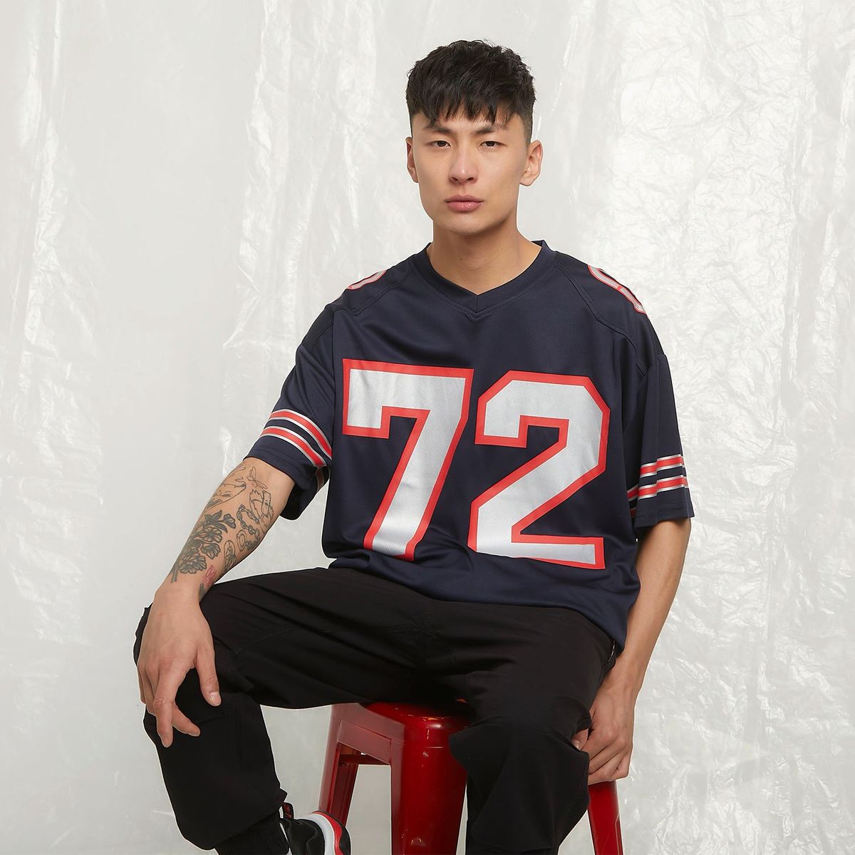 ECKO - Polera Manga Corta Oversize Mesh Hombre Ecko
