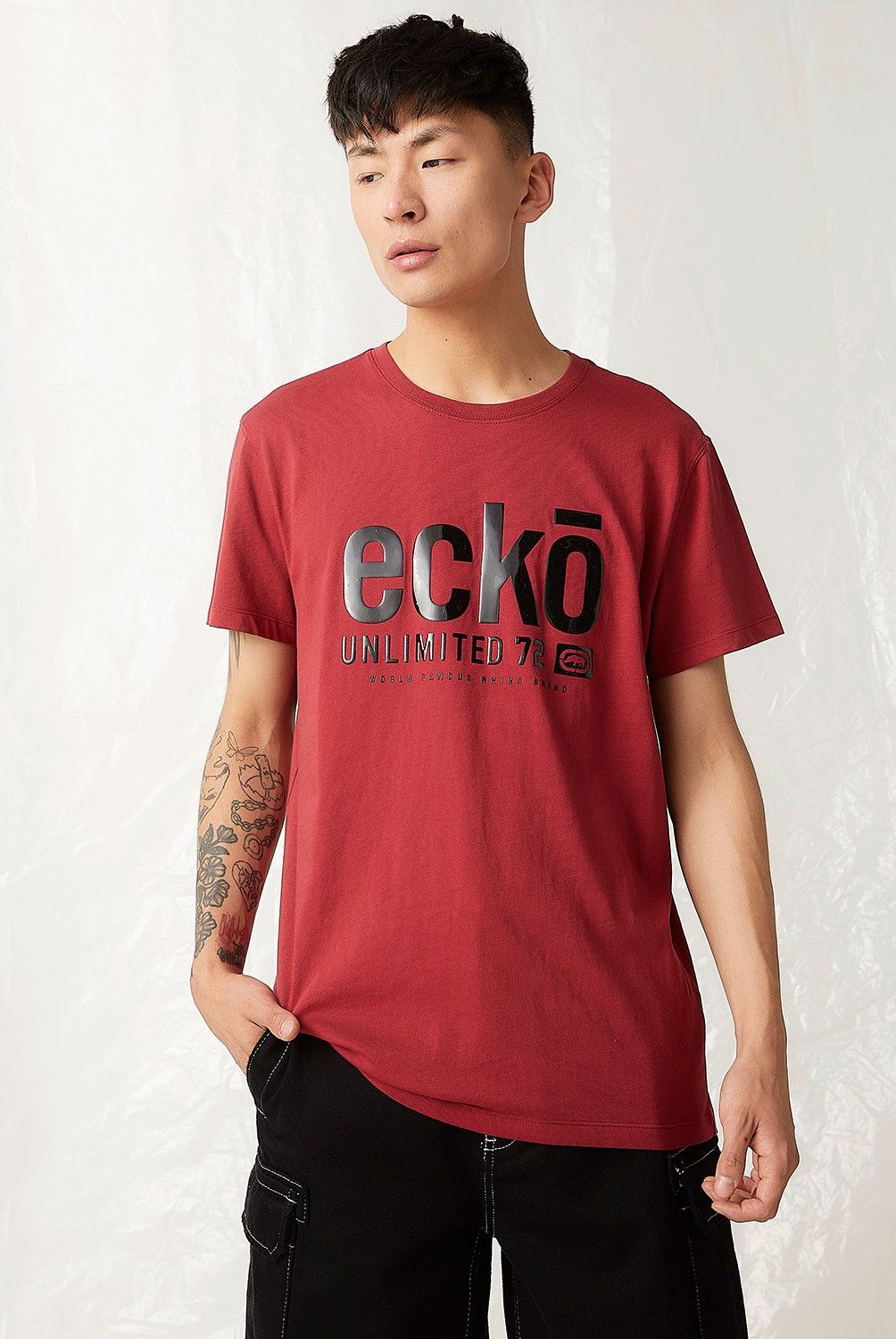 ECKO - Polera Manga Corta Algodón Print Hombre Ecko