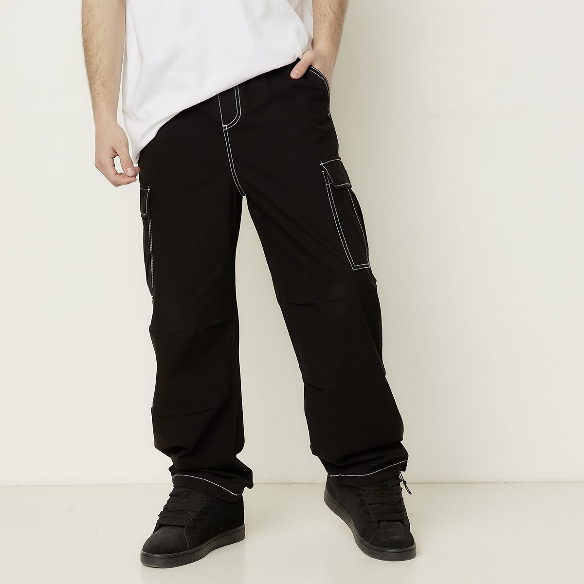 ECKO - Pantalón Cargo Baggy Hombre Ecko