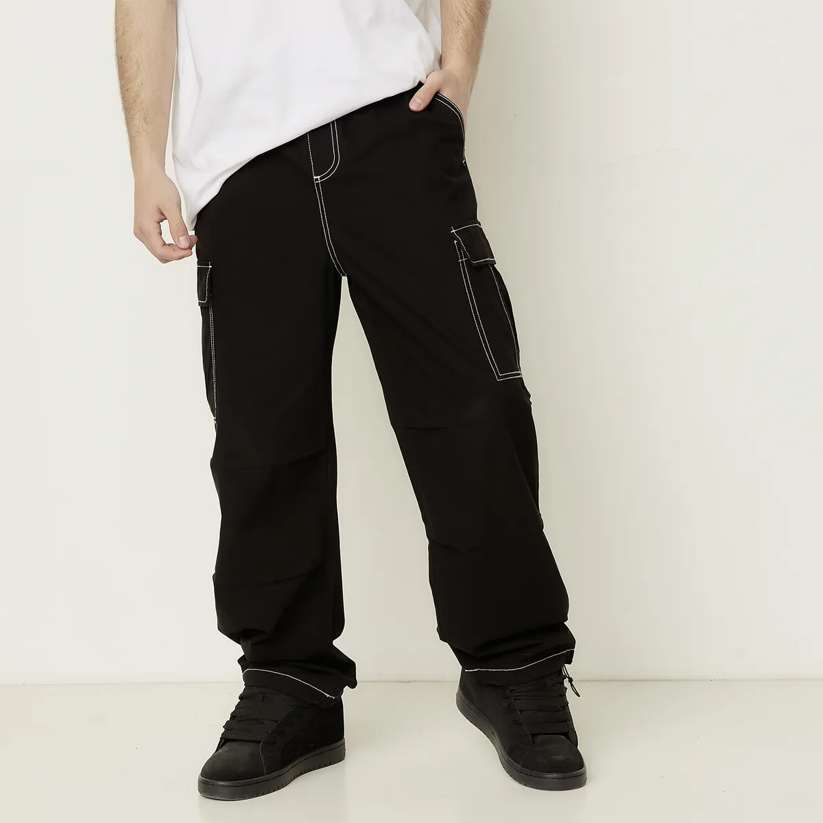 ECKO - Pantalón Cargo Baggy Hombre Ecko
