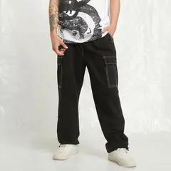 ECKO - Pantalón Cargo Baggy Hombre