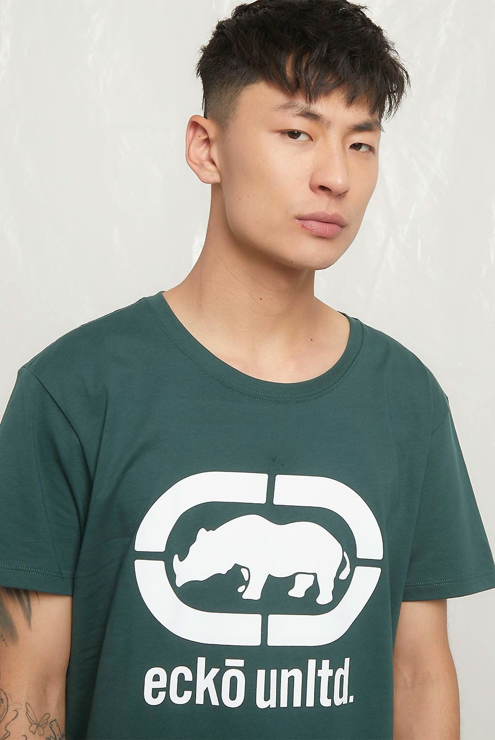 ECKO - Polera Manga Corta Loose Fit Algodón Hombre Ecko