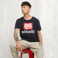 ECKO - Polera Manga Corta Loose Fit Algodón Hombre