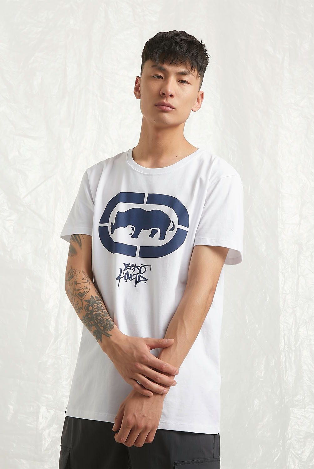 ECKO - Polera Manga Corta Loose Fit Algodón Hombre Ecko