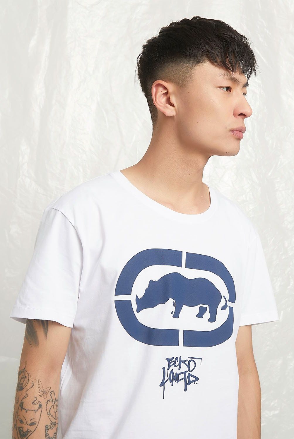 ECKO - Polera Manga Corta Loose Fit Algodón Hombre Ecko