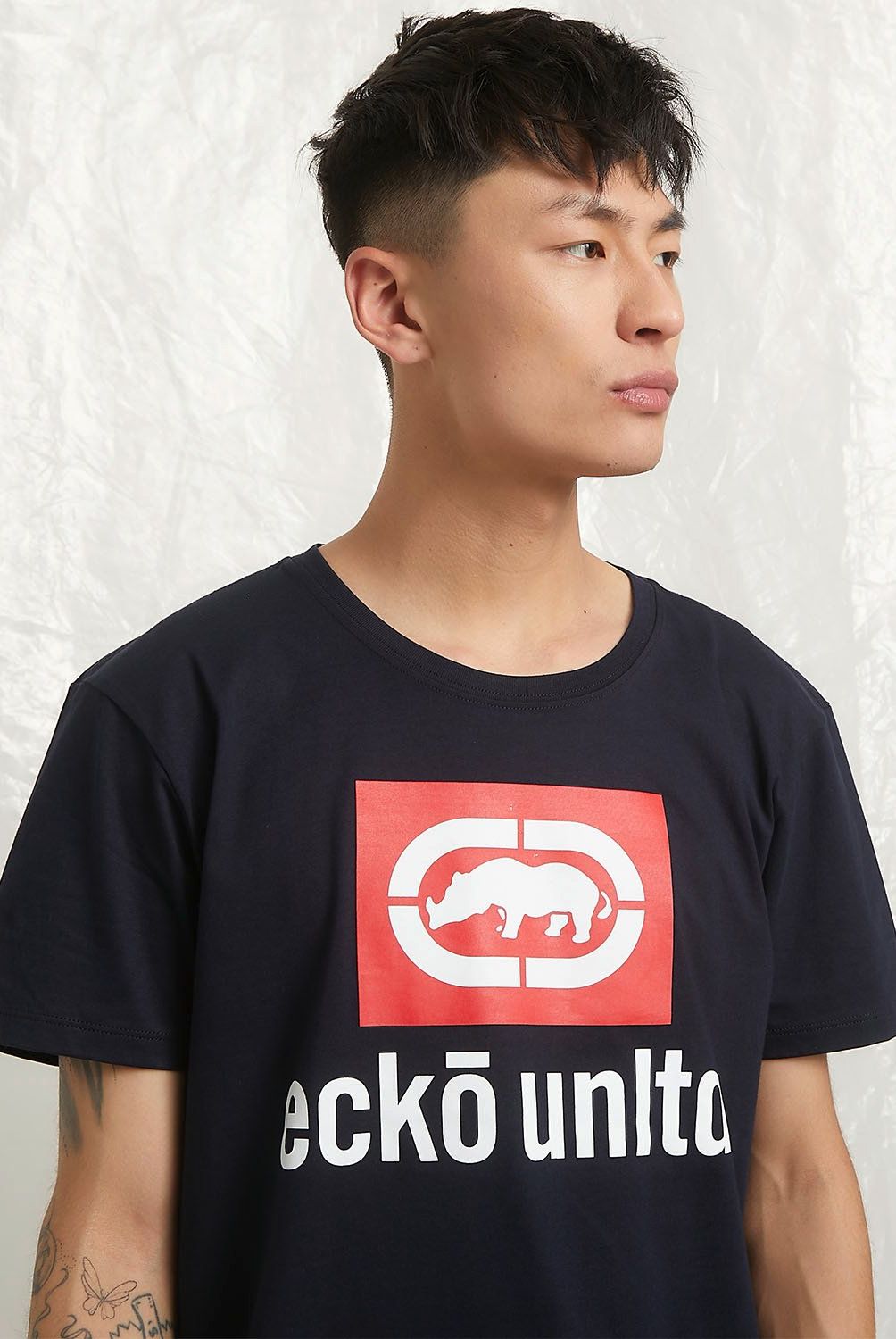 ECKO - Polera Manga Corta Loose Fit Algodón Hombre Ecko
