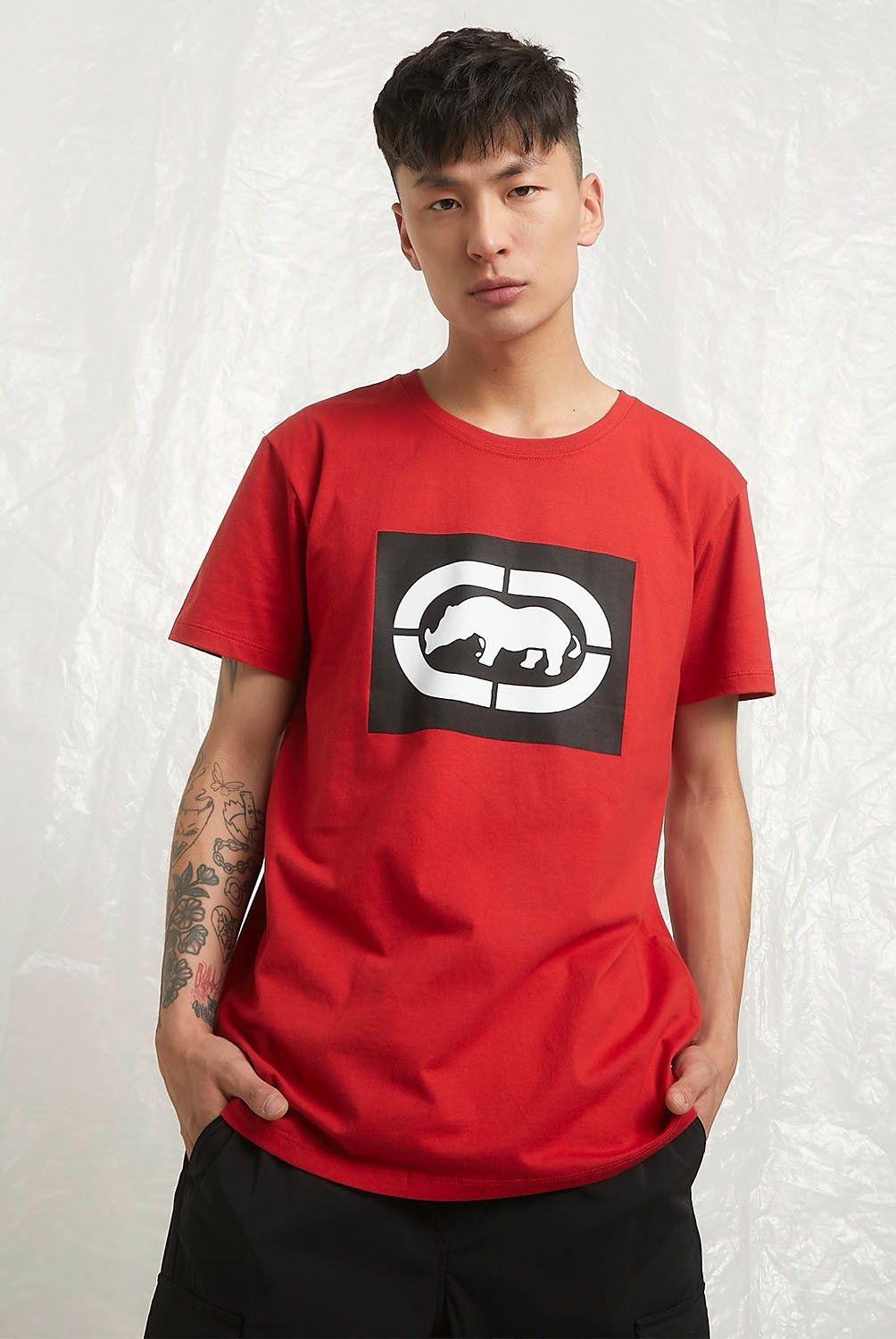 ECKO - Polera Manga Corta Loose Fit Algodón Hombre Ecko