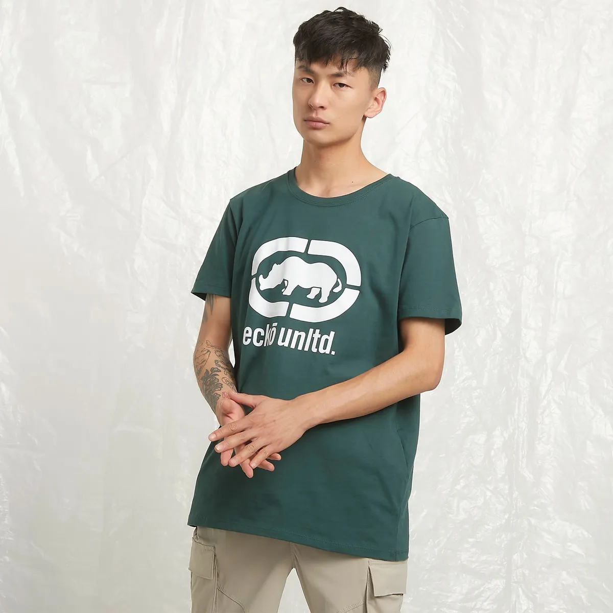 ECKO - Polera Manga Corta Loose Fit Algodón Hombre Ecko