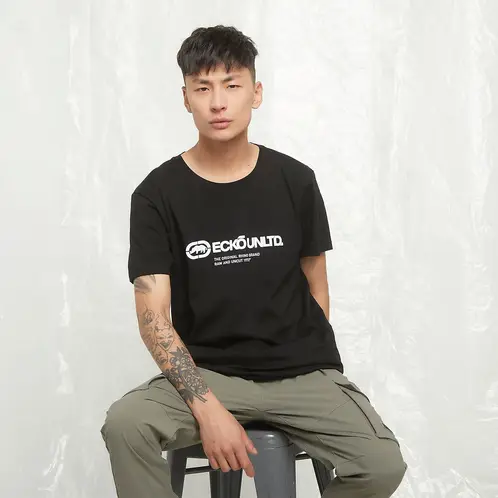 ECKO - Polera Manga Corta Loose Fit Algodón Hombre