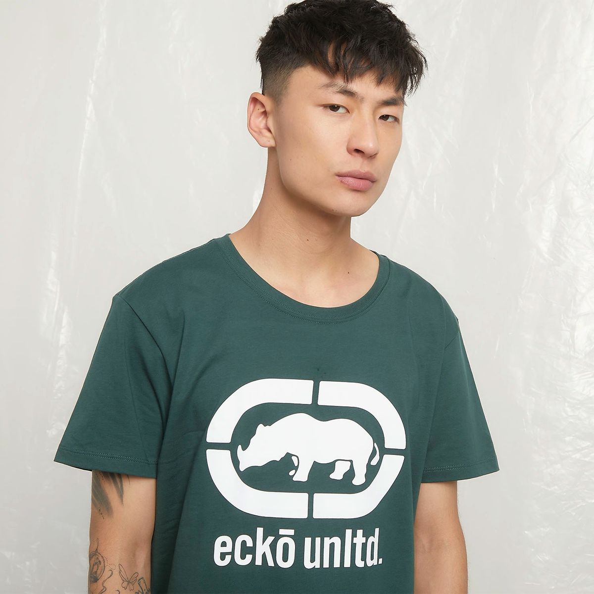 ECKO - Polera Manga Corta Loose Fit Algodón Hombre Ecko
