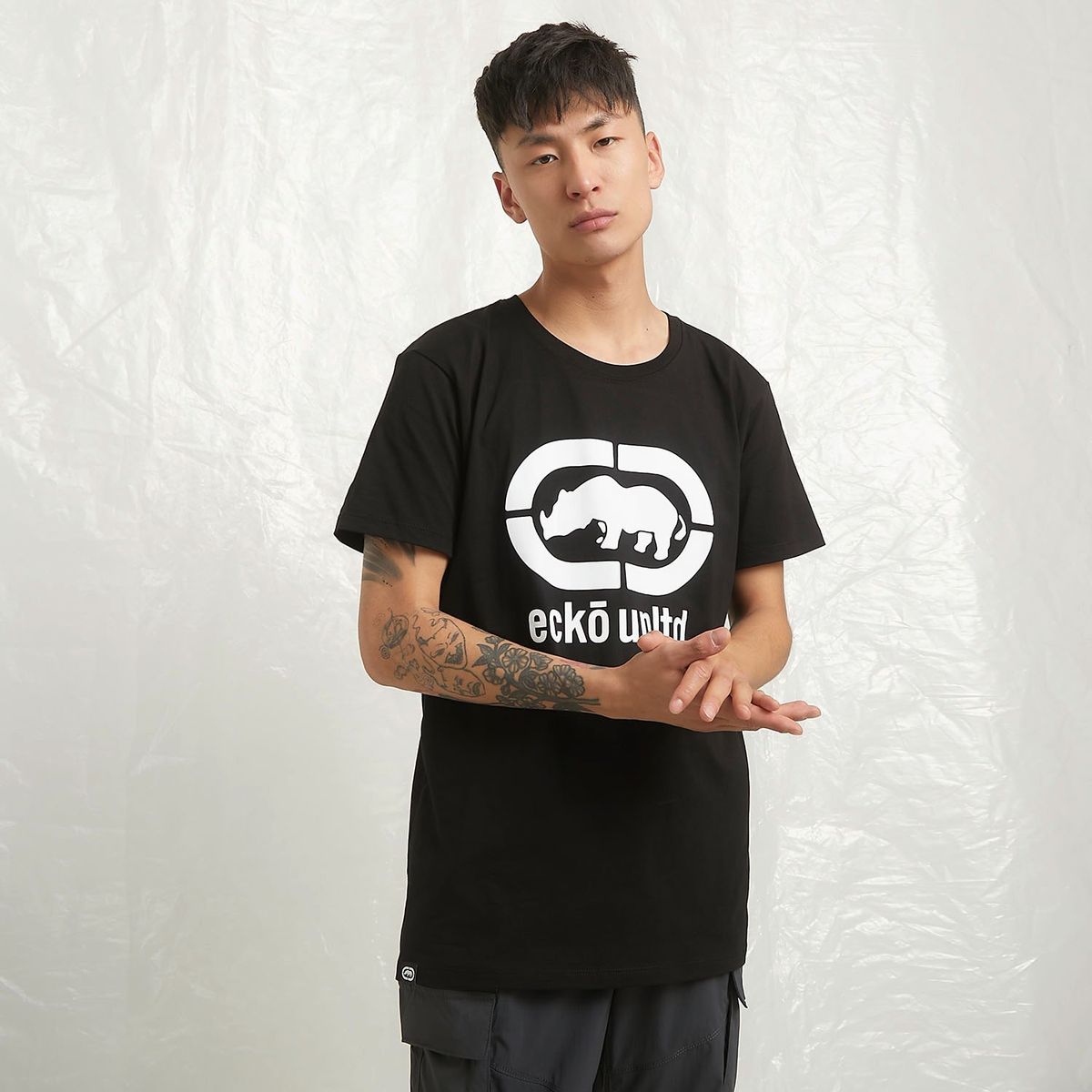 ECKO - Polera Manga Corta Loose Fit Algodón Hombre Ecko