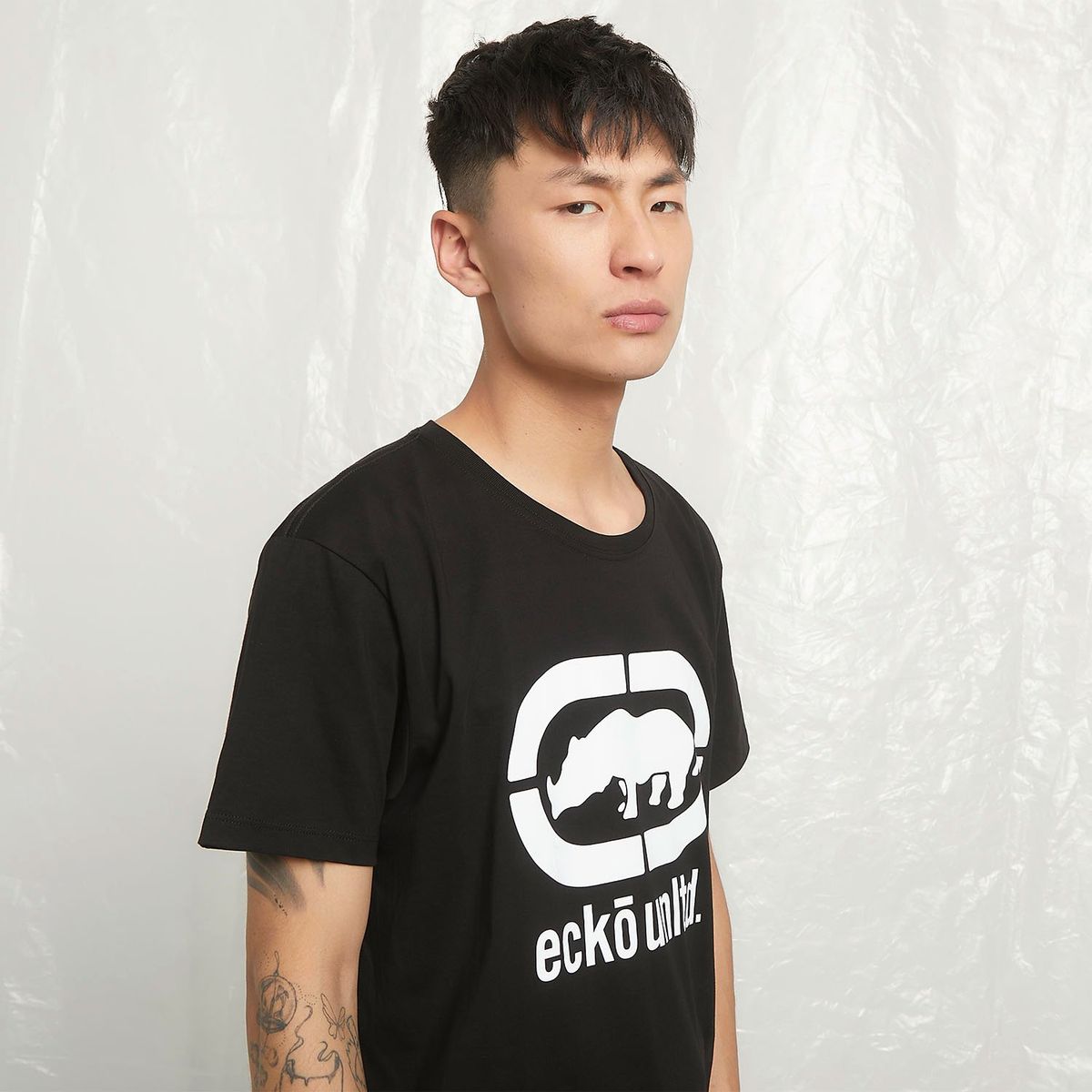 ECKO - Polera Manga Corta Loose Fit Algodón Hombre Ecko