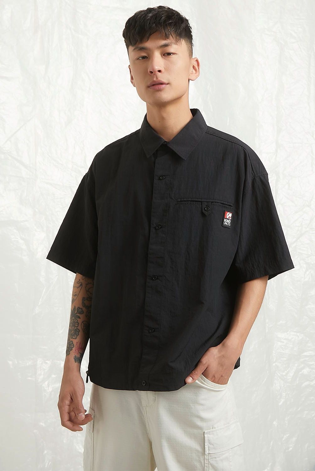 ECKO - Camisa Manga Corta Boxy Fit Hombre Ecko