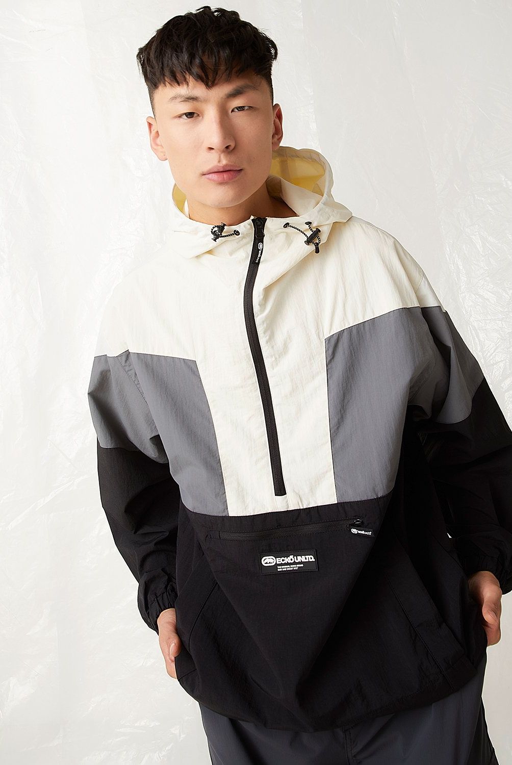 ECKO - Cortaviento Casual Loose Fit Hombre Ecko