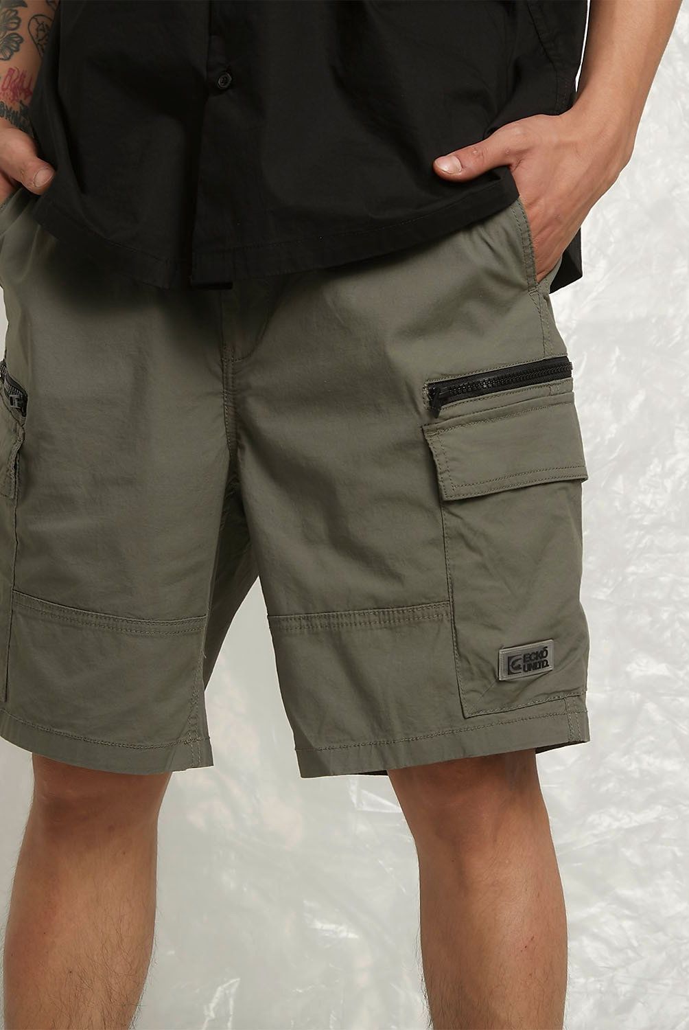 ECKO - Bermuda Casual Regular Hombre Ecko