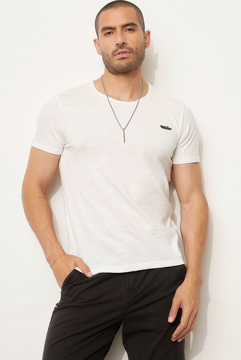 MOSSIMO - Polera Manga Corta Casual Hombre Mossimo