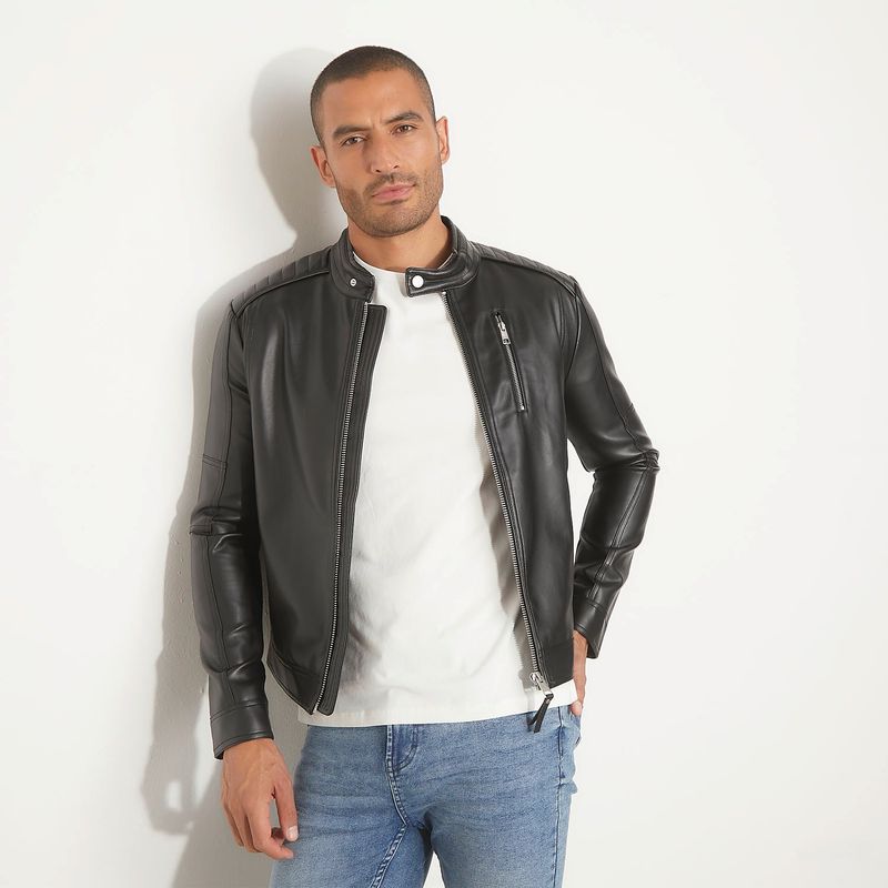 MOSSIMO - Chaqueta Pu Casual Hombre Mossimo