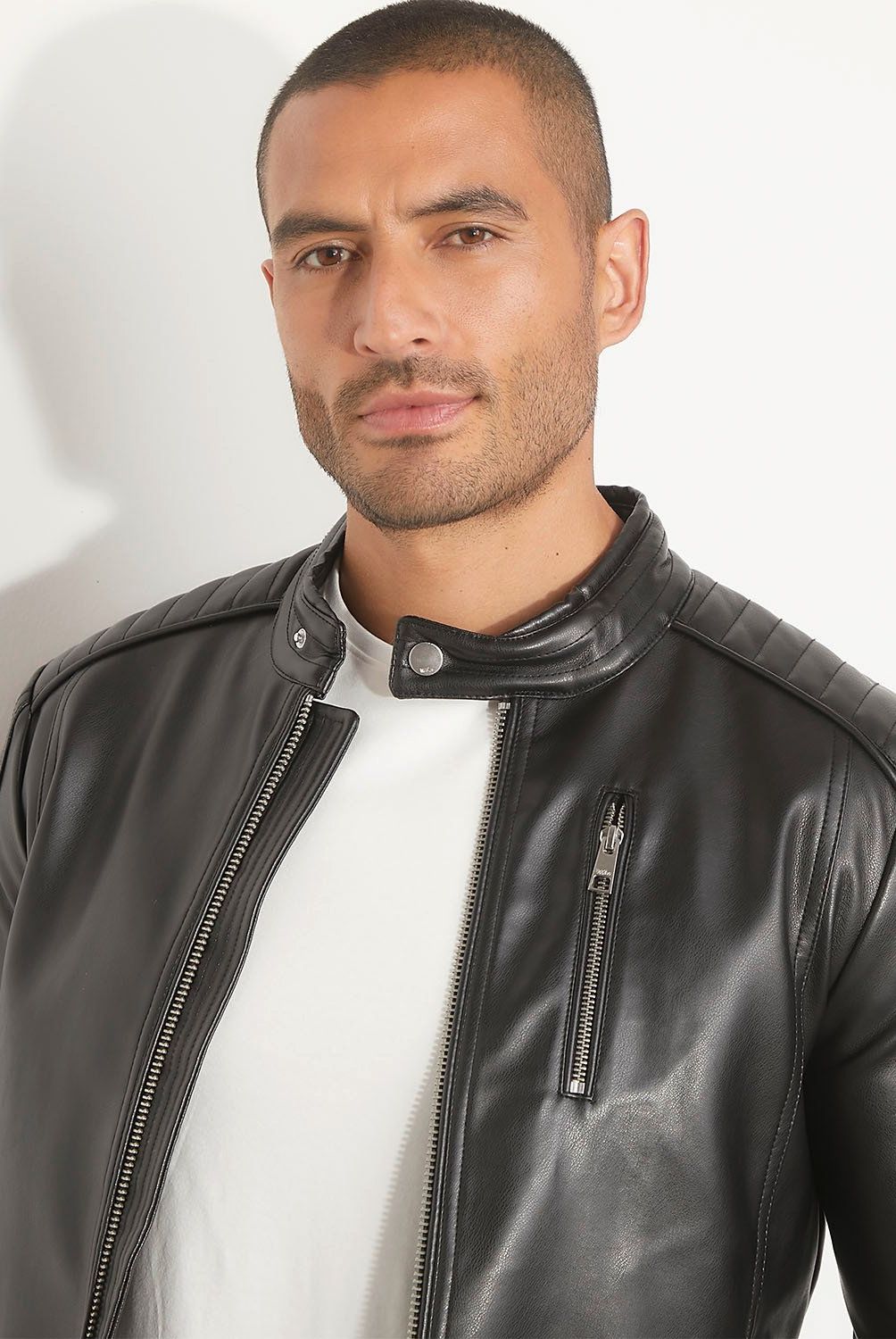 MOSSIMO - Chaqueta Pu Casual Hombre Mossimo
