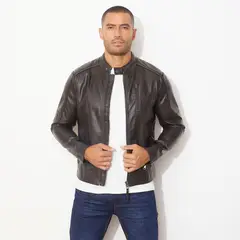 MOSSIMO - Chaqueta Pu Casual Hombre