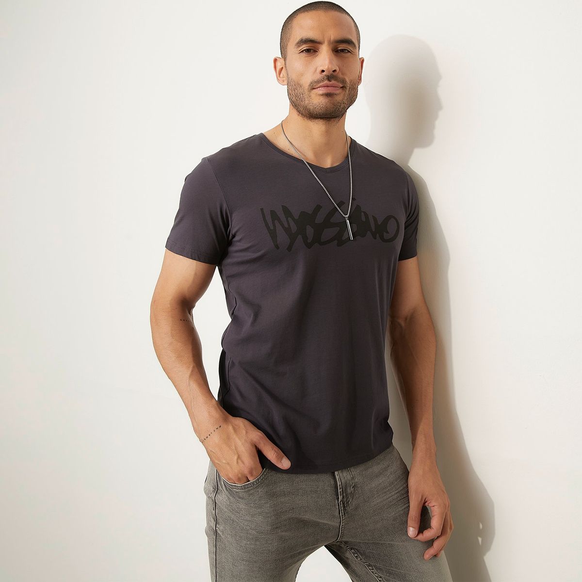 MOSSIMO - Polera Manga Corta Casual Hombre Mossimo
