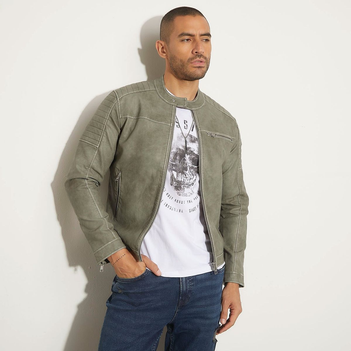 MOSSIMO - Chaqueta Casual Hombre Mossimo