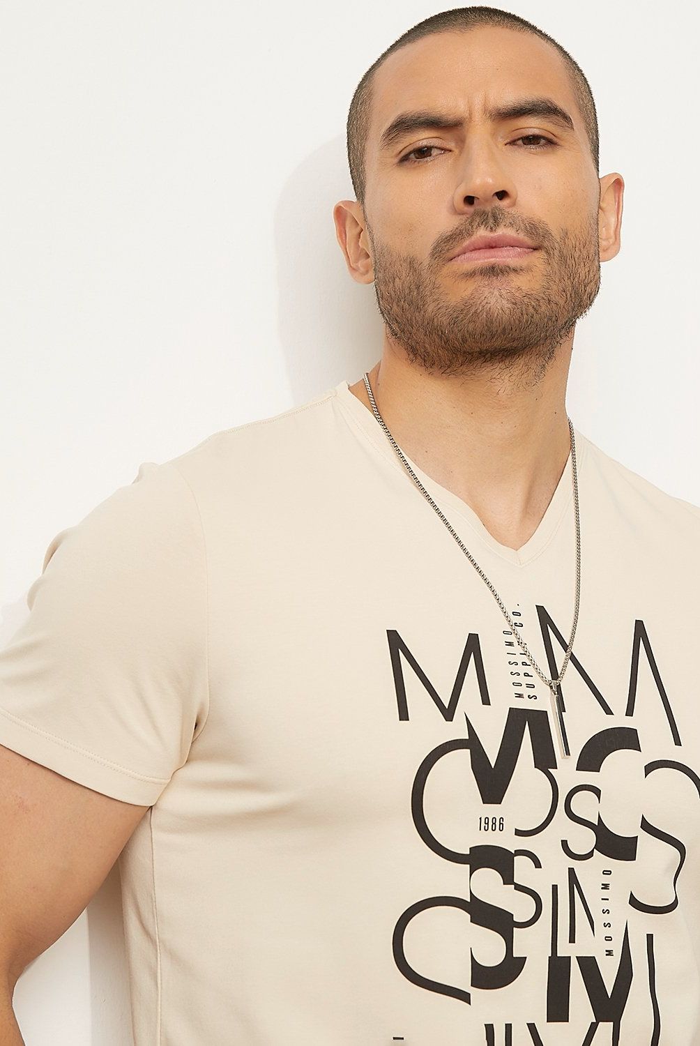 MOSSIMO - Polera Manga Corta Casual Hombre Mossimo