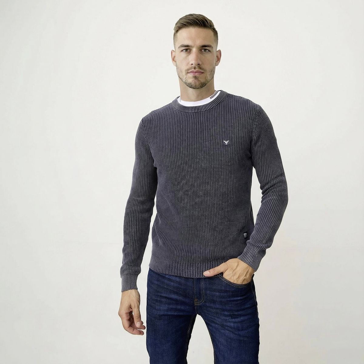 MOSSIMO - Sweater Punto Perlado Hombre Mossimo