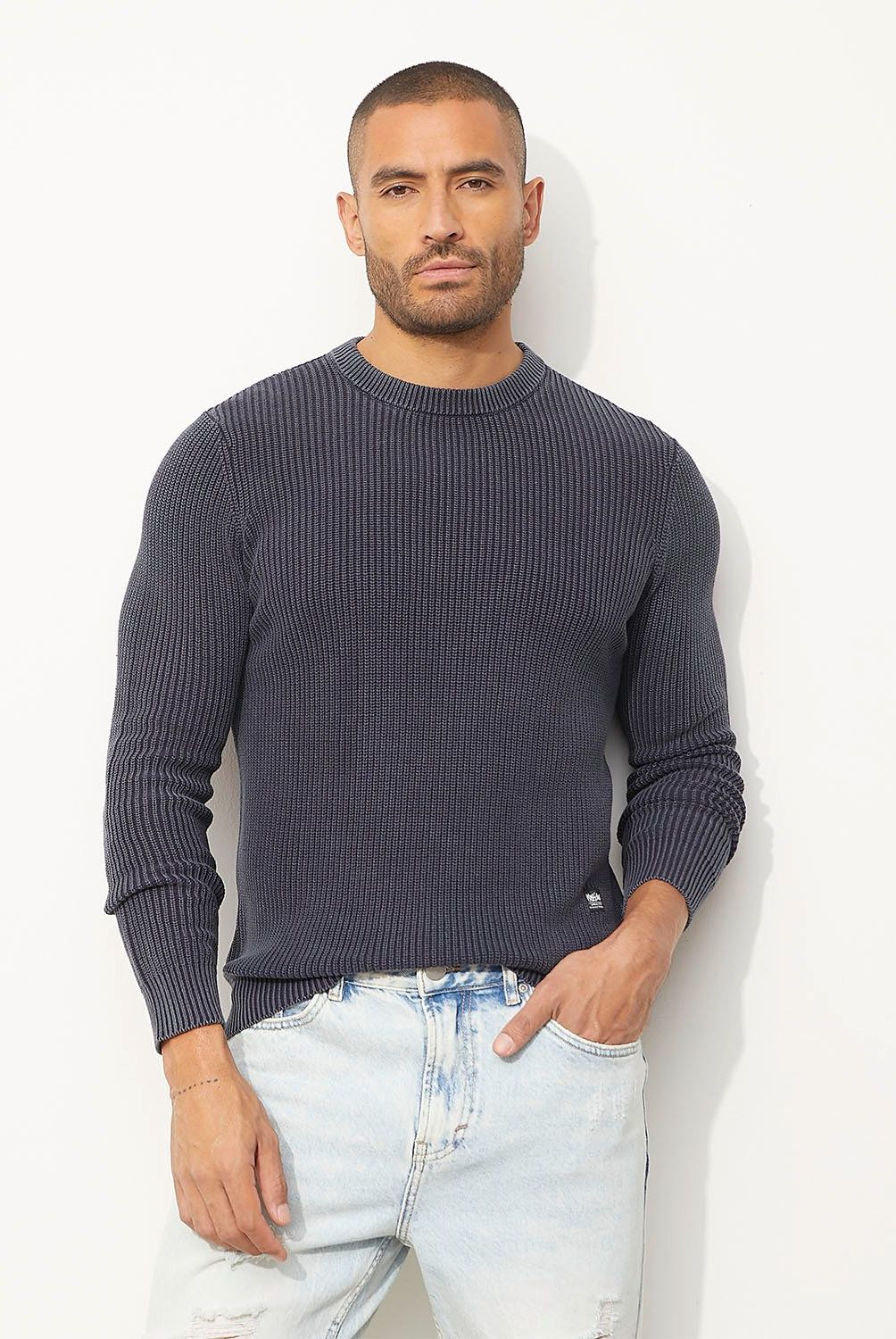 MOSSIMO - Sweater Punto Perlado Hombre Mossimo