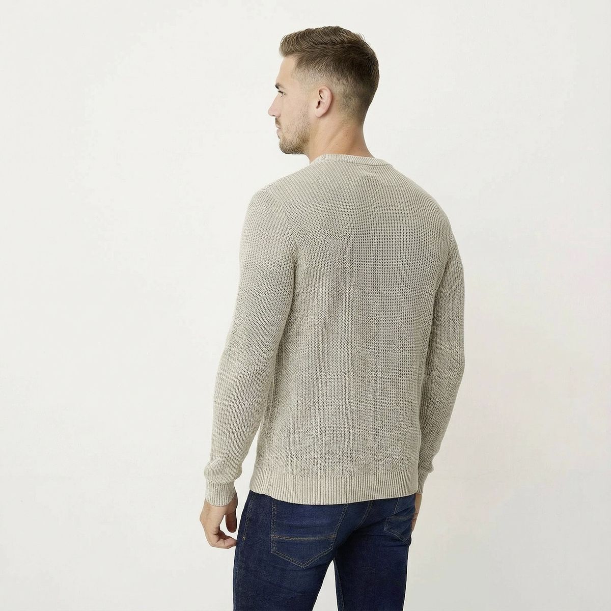 MOSSIMO - Sweater Punto Perlado Hombre Mossimo