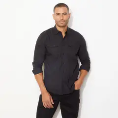 MOSSIMO - Camisa Manga Larga Regular Fit Algodón Hombre