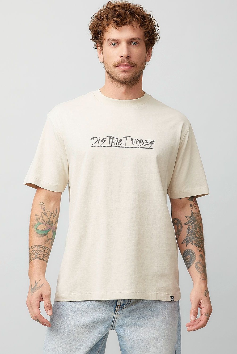 AMERICANINO - Polera Manga Corta Boxy Fit Hombre Americanino