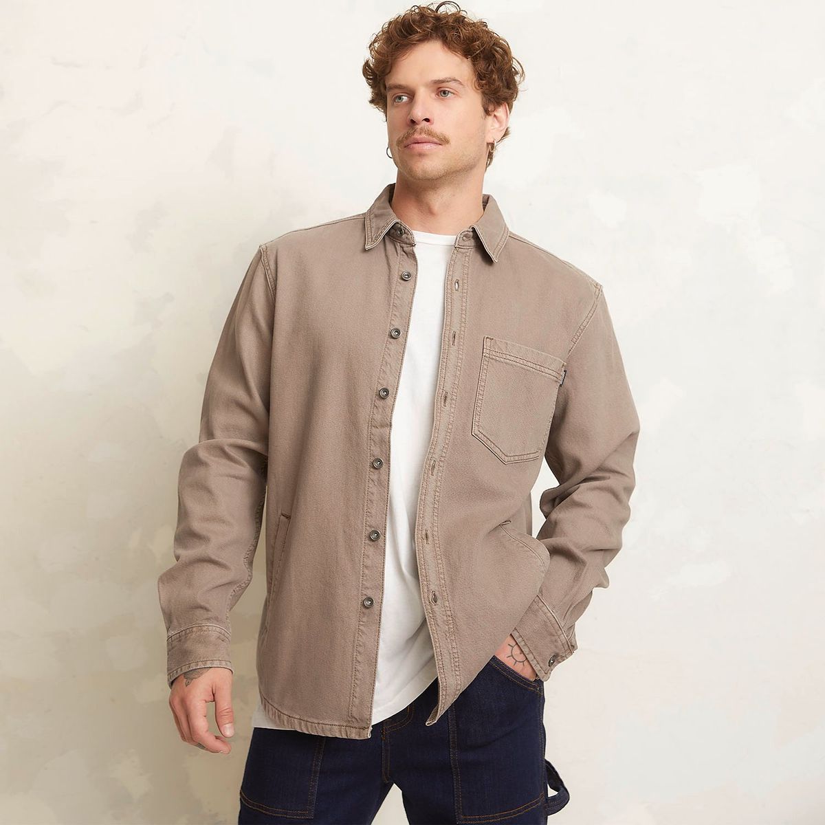 AMERICANINO - Overshirt Americanino Manga Larga Hombre Algodón