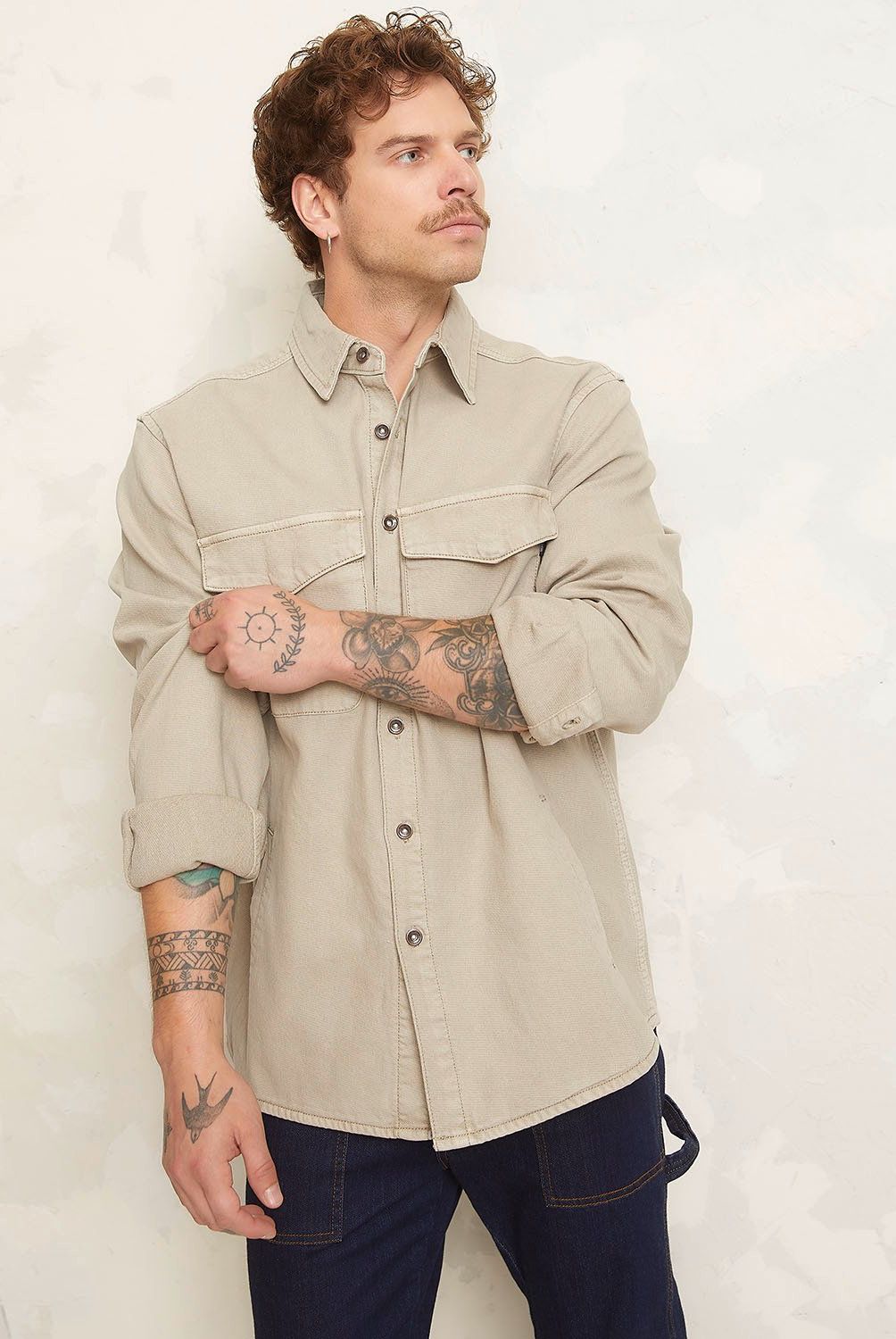 AMERICANINO - Sobrecamisa Americanino Regular Fit Algodón Hombre
