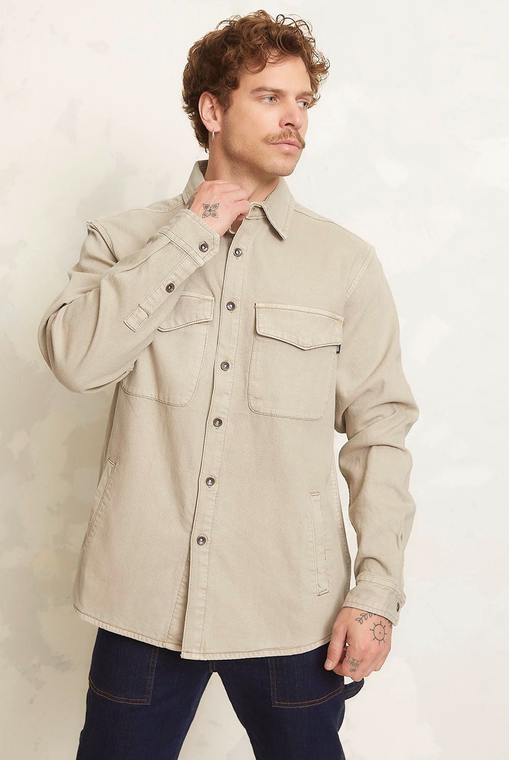 AMERICANINO - Sobrecamisa Americanino Regular Fit Algodón Hombre