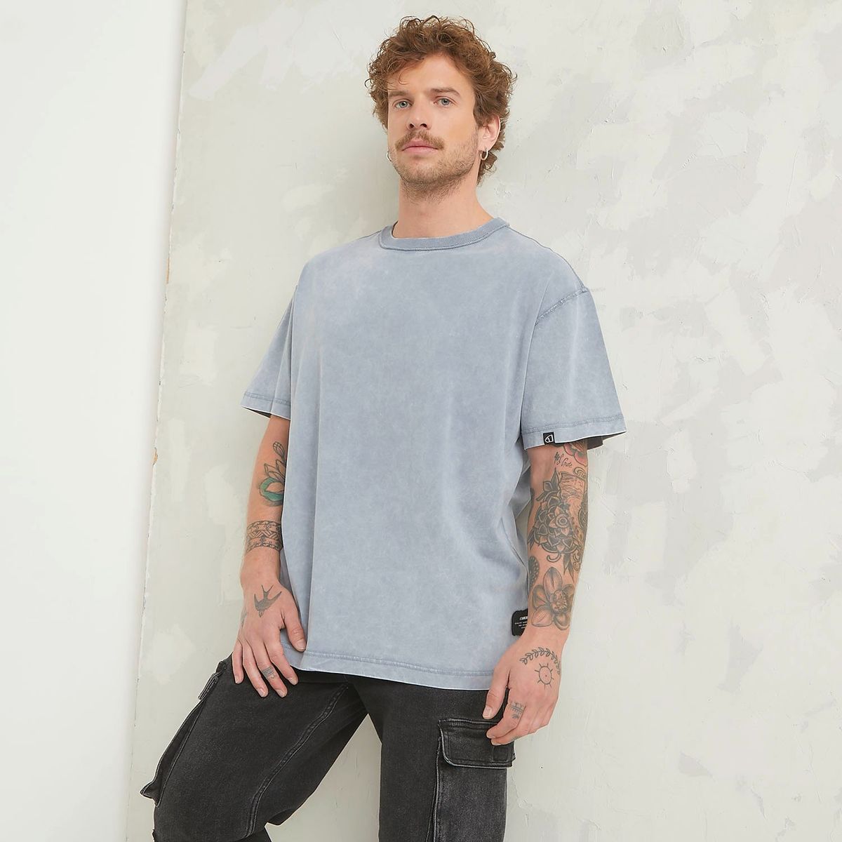 AMERICANINO - Polera Americanino Manga Corta Casual Algodón Hombre