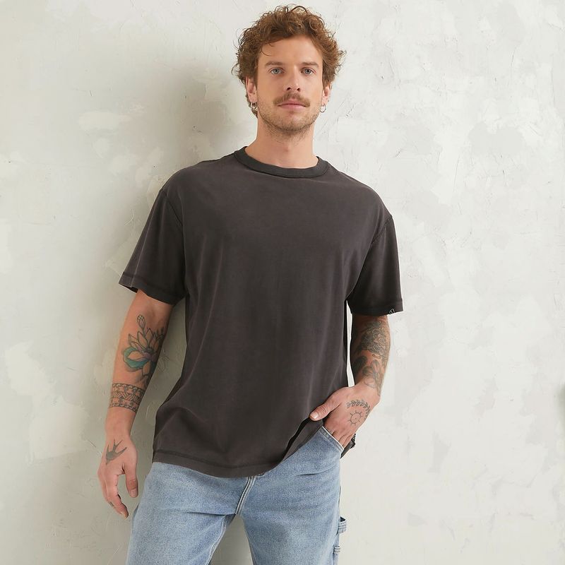 AMERICANINO - Polera Americanino Manga Corta Casual Algodón Hombre