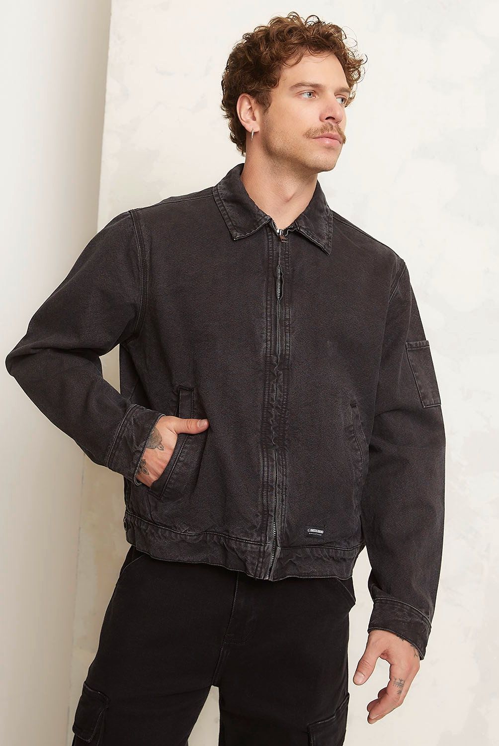 AMERICANINO - Chaqueta Americanino Cuello En V Jaspeada