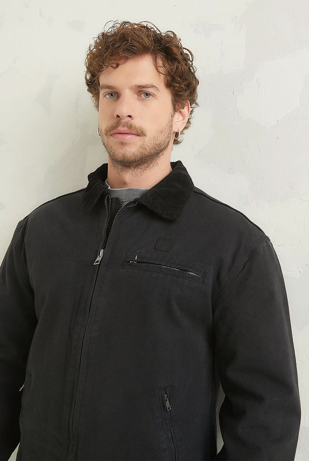 AMERICANINO - Chaqueta Americanino Casual Wax Algodón Hombre Manga Larga