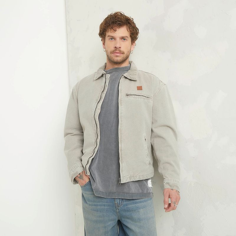 AMERICANINO - Chaqueta Americanino Casual Wax Algodón Hombre Manga Larga