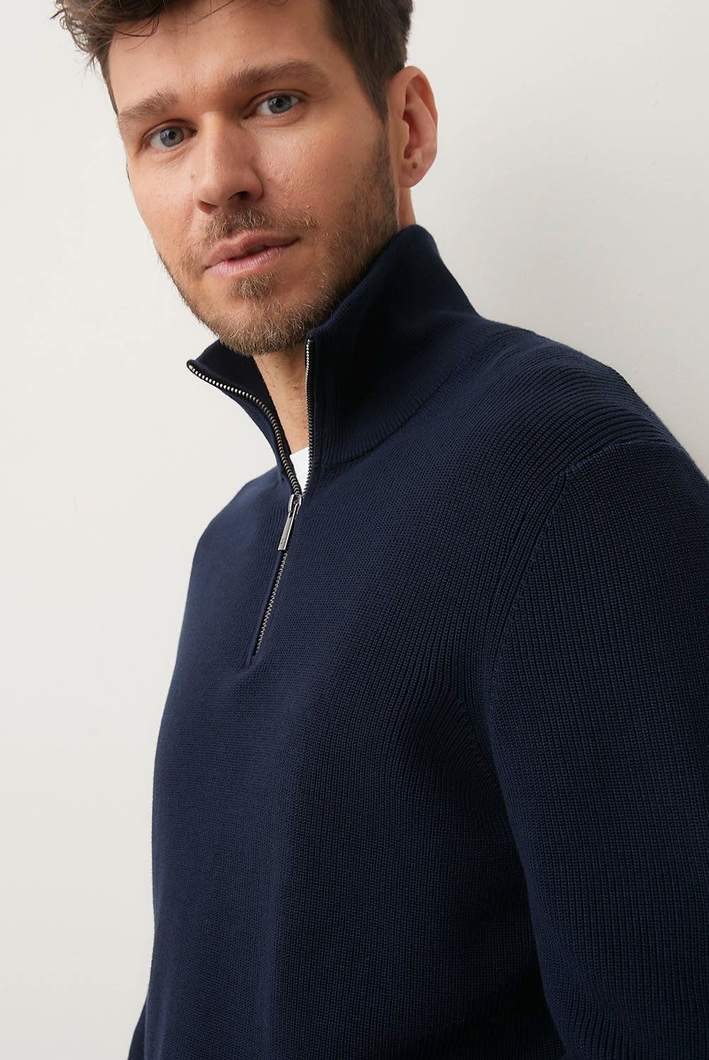 WOLF&HANK - Sweater Casual Algodón con Cremallera Wolf&Hank Hombre