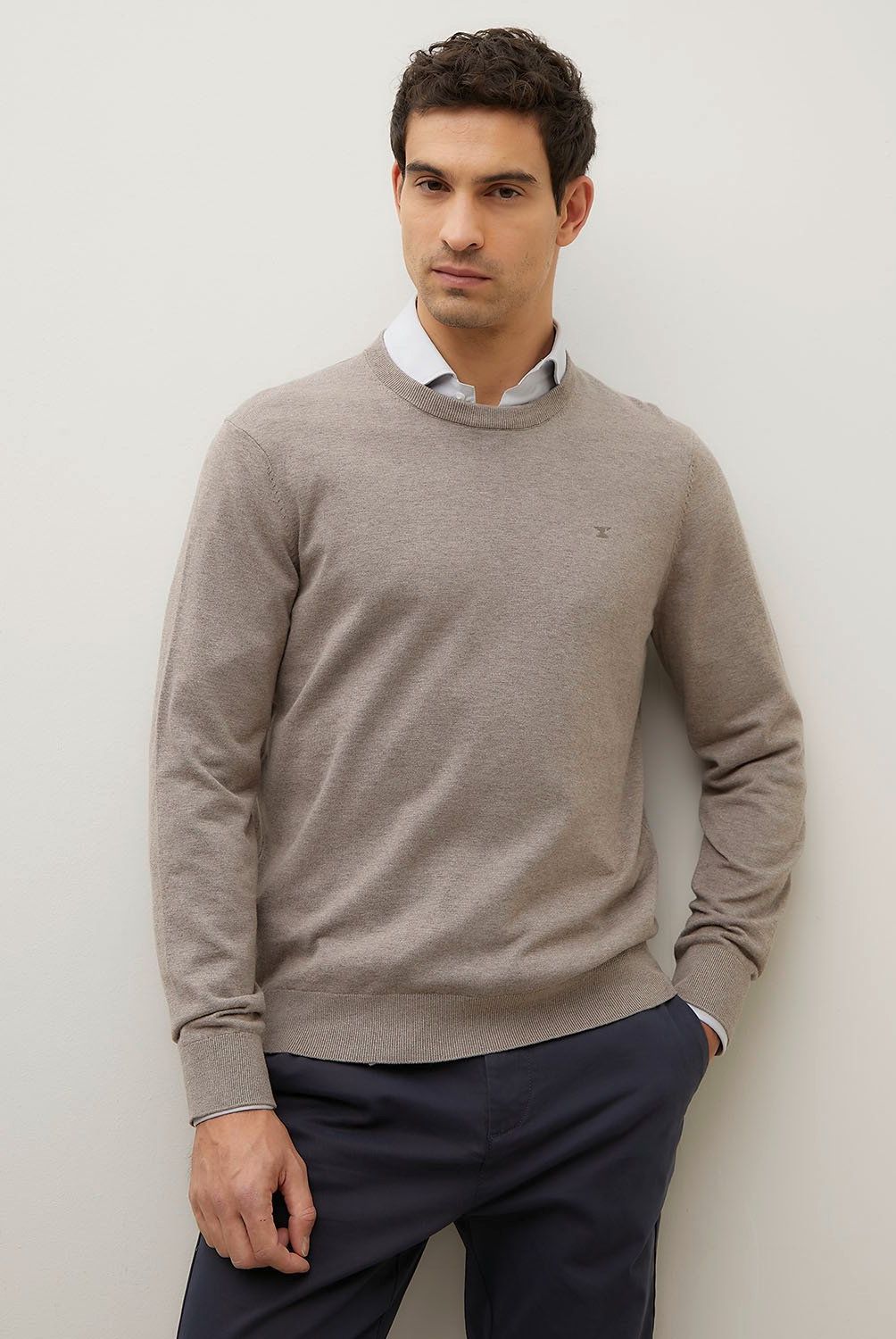 WOLF&HANK - Sweater Algodón Cuello Redondo Wolf&Hank Casual Hombre