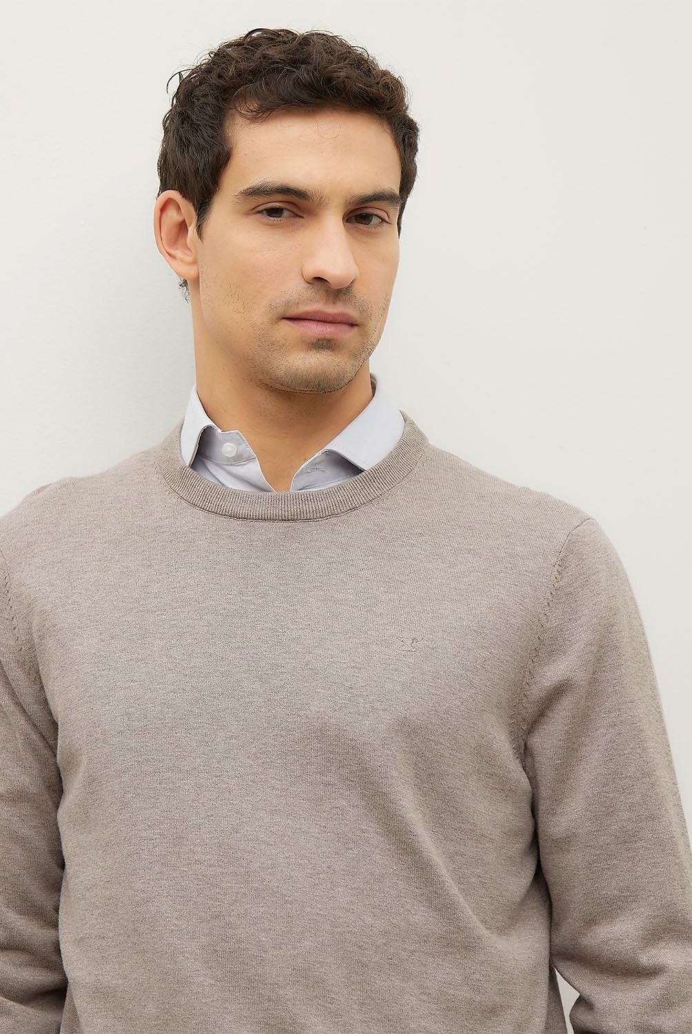 WOLF&HANK - Sweater Algodón Cuello Redondo Wolf&Hank Casual Hombre