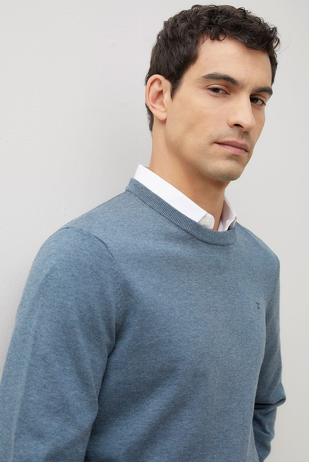 WOLF&HANK - Sweater Algodón Cuello Redondo Wolf&Hank Casual Hombre