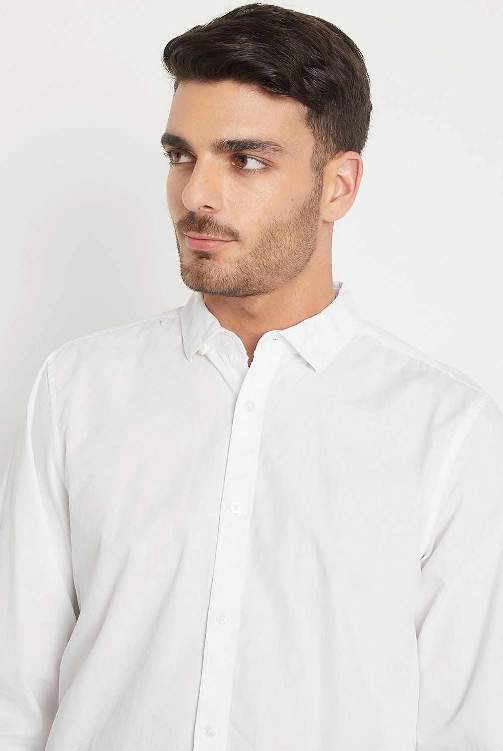 BASEMENT - Camisa Casual Hombre Basement Algodón Slim Fit Rayas