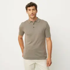 UNIVERSITY CLUB - Polera Piqué Tejida Manga Corta Hombre