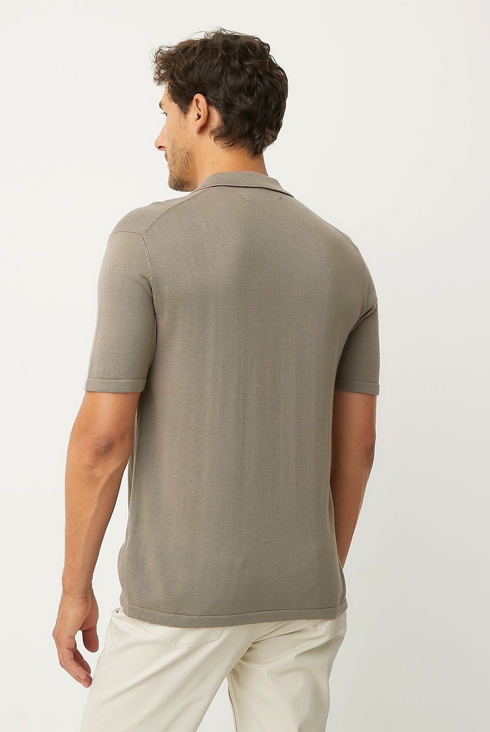 UNIVERSITY CLUB - Polera Piqué Tejida Manga Corta University Club Hombre