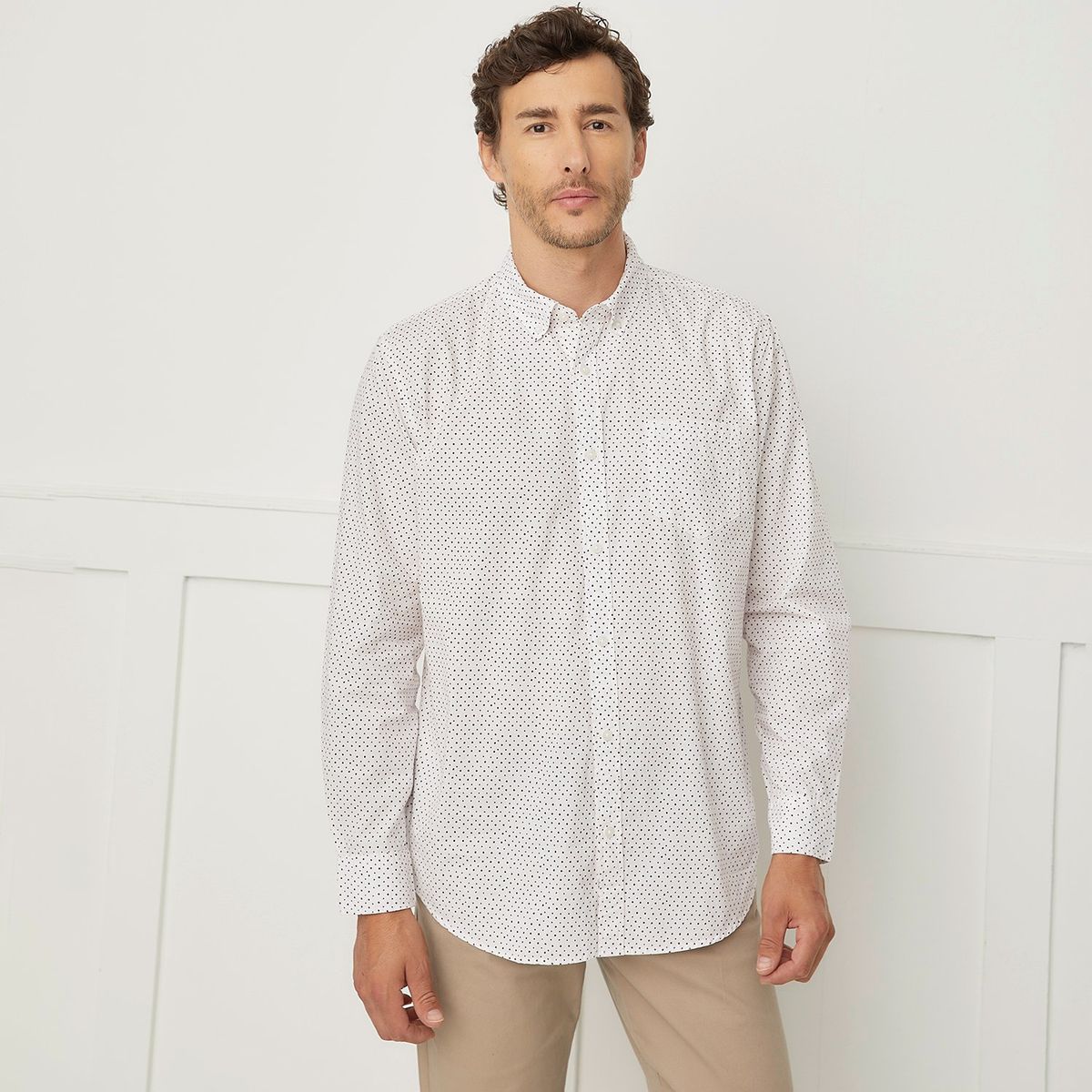 CHRISTIAN LACROIX - Camisa Manga Larga Algodón Hombre Christian Lacroix