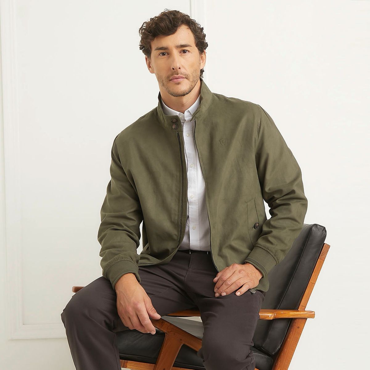 CHRISTIAN LACROIX - Chaqueta Suede Hombre Christian Lacroix