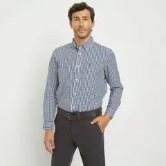 CHRISTIAN LACROIX - Camisa Manga Larga Check Regular Fit Hombre
